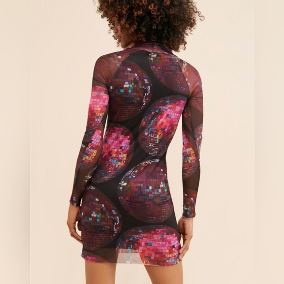 Rachel Antonoff Lilly Mesh Disco Ball Dress - Picture 2 of 9